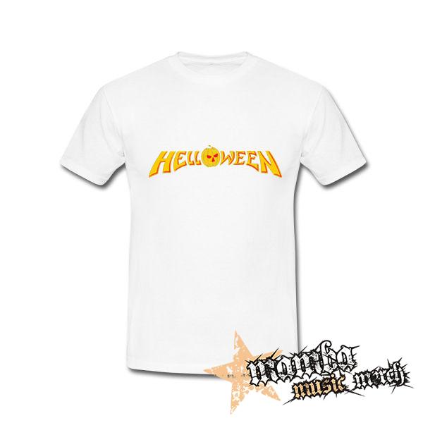 HELLOWEEN - Yellow Red Classic Logo 80 Years - biele detské tričko