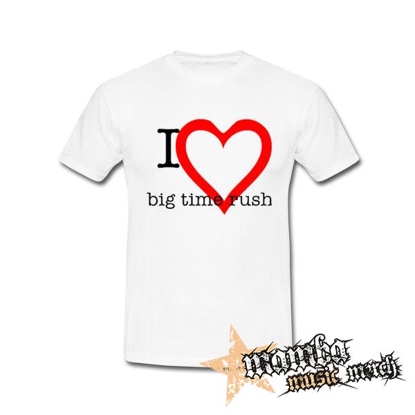 I LOVE BIG TIME RUSH - biele detské tričko