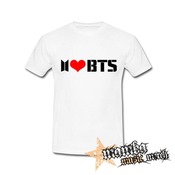 I LOVE BTS - Logo - biele detské tričko