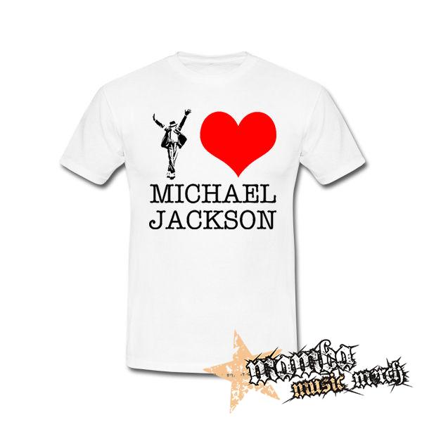 I LOVE MICHAEL JACKSON - biele detské tričko