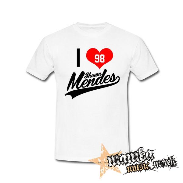 I LOVE SHAWN MENDES - biele detské tričko