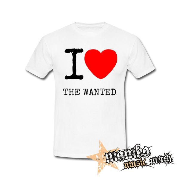 I LOVE THE WANTED - biele detské tričko