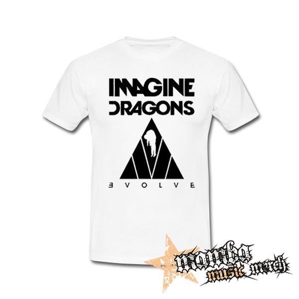 IMAGINE DRAGONS - Evolve Triangle - biele detské tričko