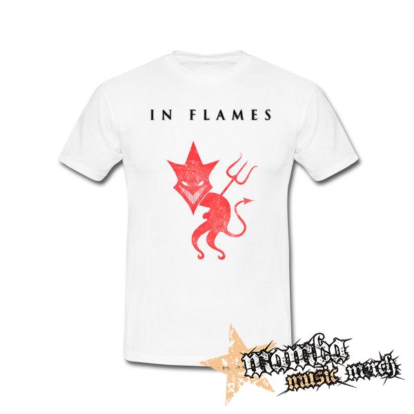 IN FLAMES - Devil - biele detské tričko