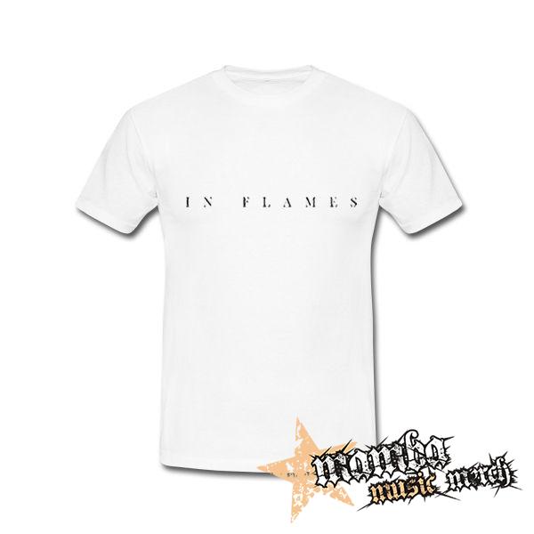 IN FLAMES - Plan Logo - biele detské tričko