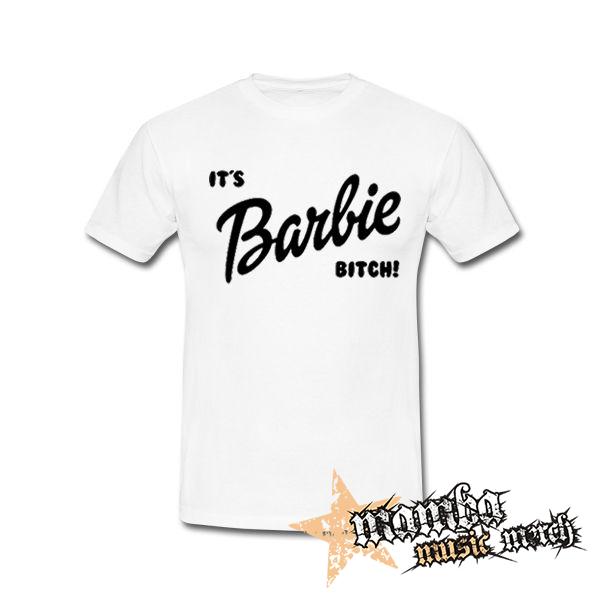 ITS BARBIE BITCH - Logo - biele detské tričko