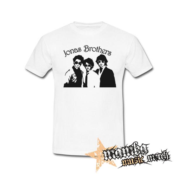 JONAS BROTHERS - Logo & Band - biele detské tričko