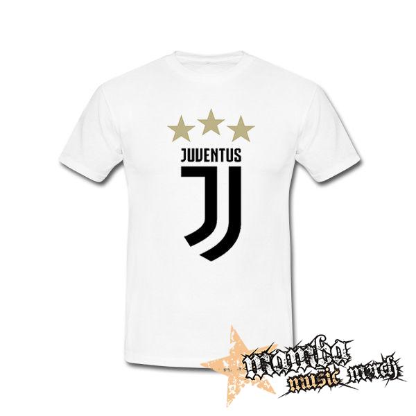 JUVENTUS FC - Logo Motive 2 Gold Star - biele detské tričko