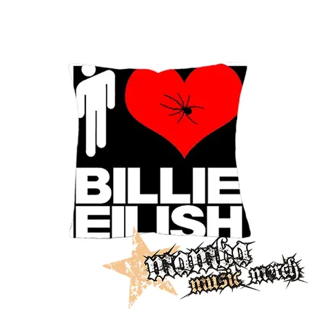 I LOVE BILLIE EILISH - vankúš