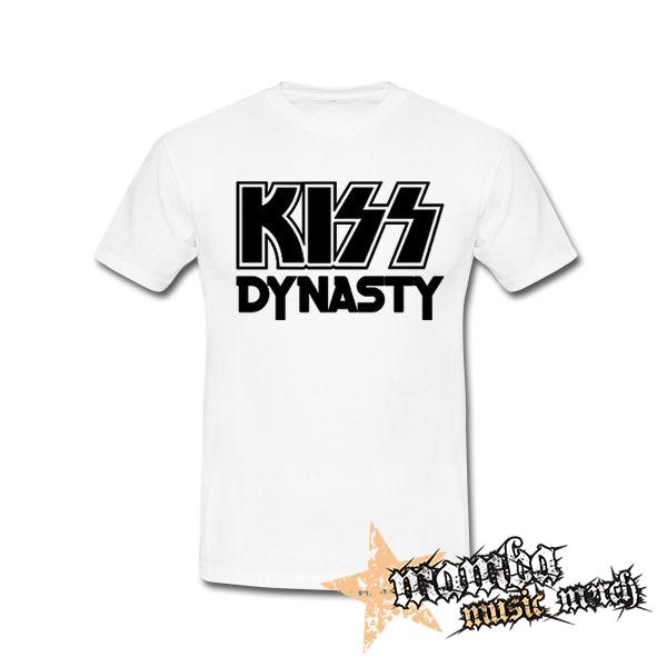 KISS - Dynasty Black Motive - biele detské tričko