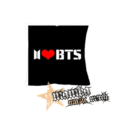 I LOVE BTS - Logo - vankúš