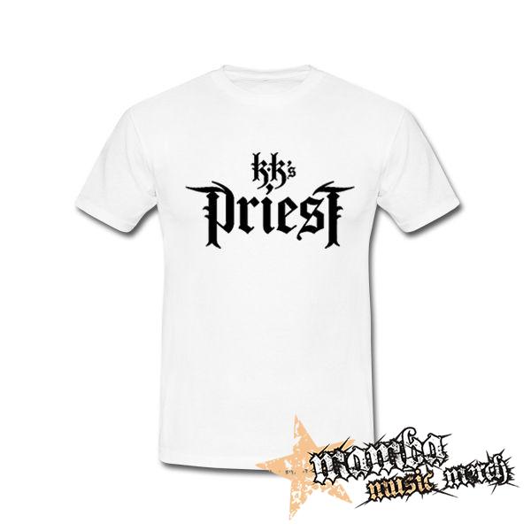 KK´s PRIEST - Logo - biele detské tričko