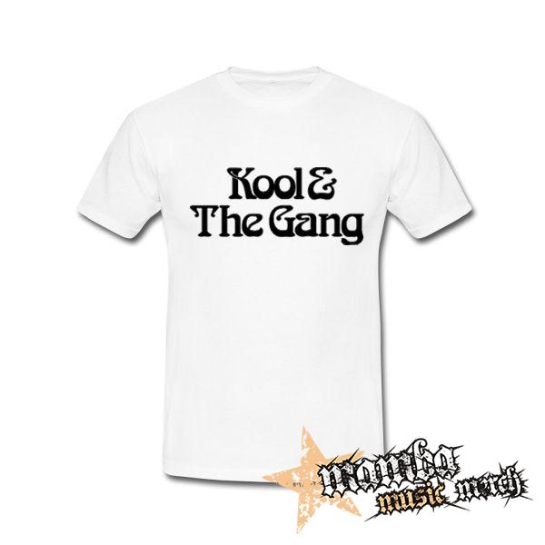 KOOL & THE GANG - Logo Band - biele detské tričko