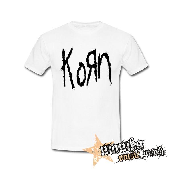 KORN - Original Logo - biele detské tričko