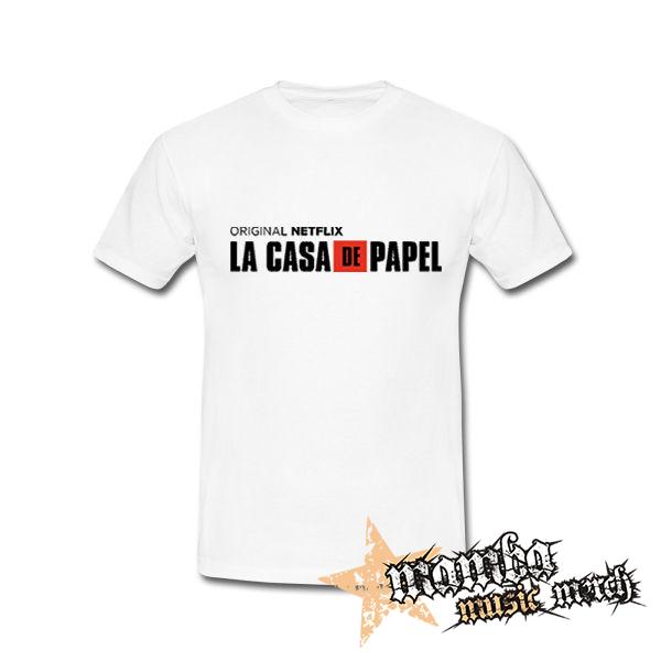 LA CASA DE PAPEL - Original Netflix Series - biele detské tričko