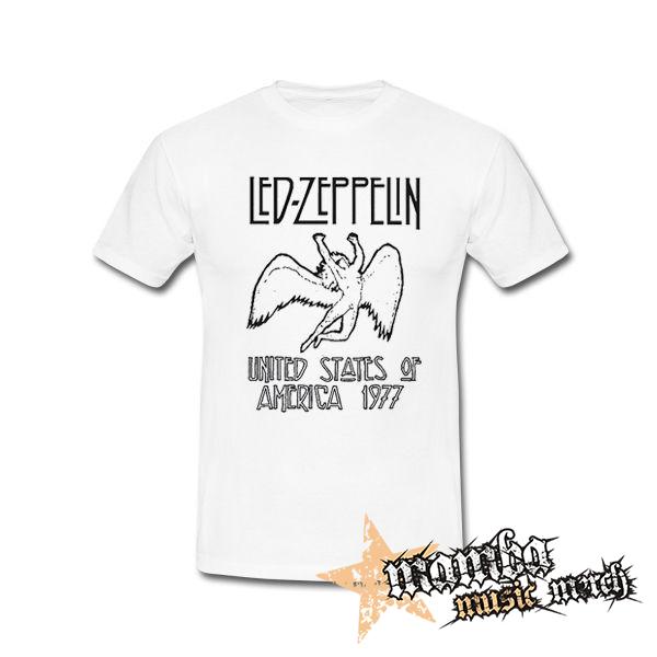 LED ZEPPELIN - United States Of America 1977 - biele detské tričko
