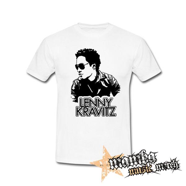 LENNY KRAVITZ - Logo & Portrait - biele detské tričko