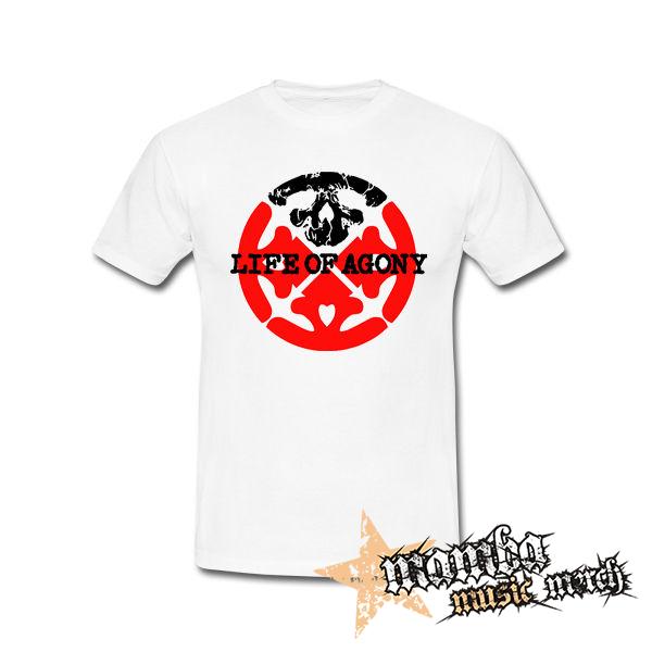 LIFE OF AGONY - Logo Symbol Crest - biele detské tričko