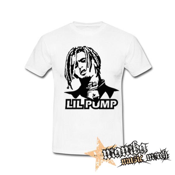 LIL PUMP - Logo & Portrait - biele detské tričko