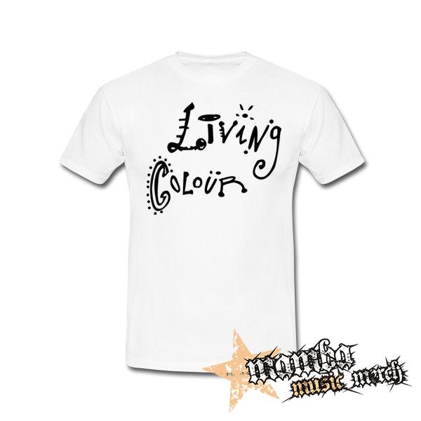 LIVING COLOUR - Logo - biele detské tričko