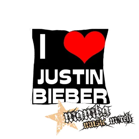 I LOVE JUSTIN BIEBER - vankúš