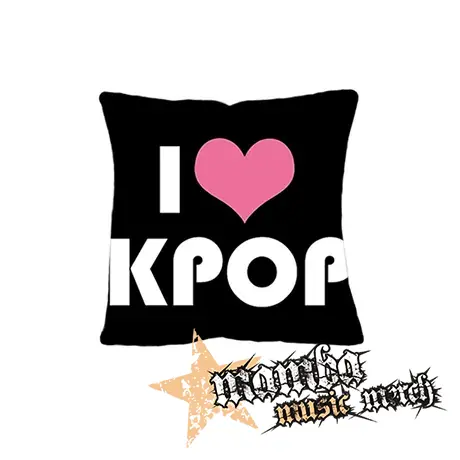 I LOVE K-POP - vankúš