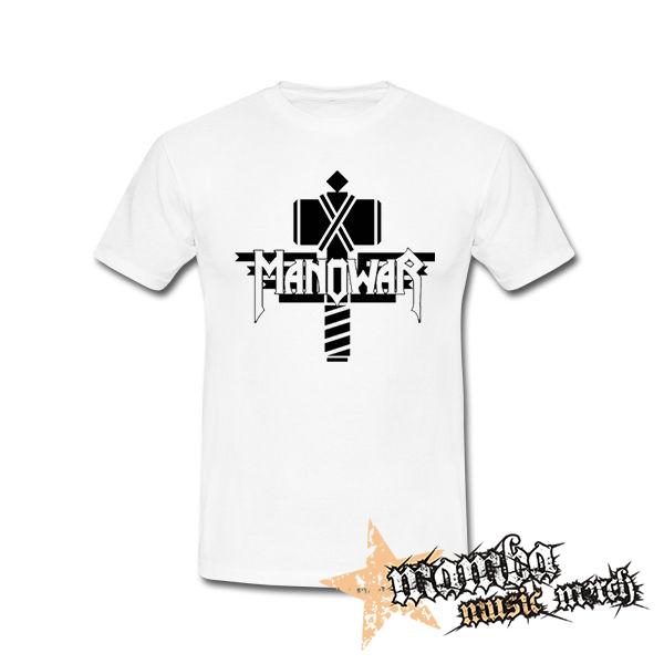 MANOWAR - Hammer Logo - biele detské tričko