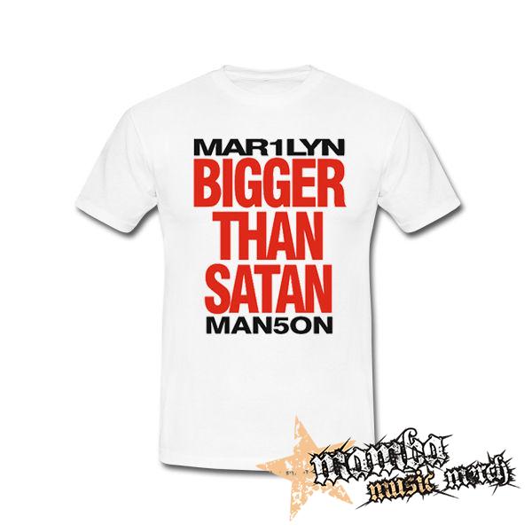 MARILYN MANSON - Bigger Than Satan - biele detské tričko