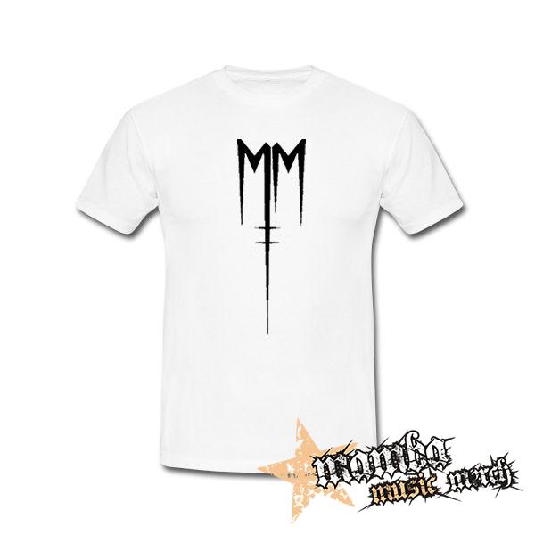 MARILYN MANSON - Sign Dark Crest - biele detské tričko