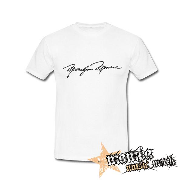 MARILYN MONROE - Signature - biele detské tričko