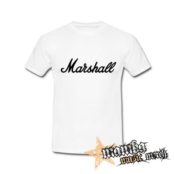 MARSHALL - Logo - biele detské tričko