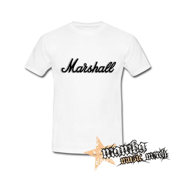 MARSHALL - Logo Vintage - biele detské tričko