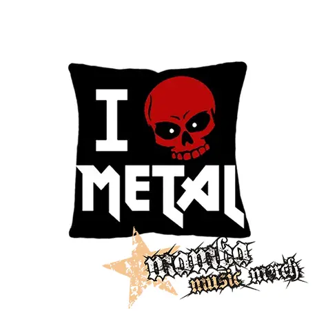 I LOVE METAL - vankúš
