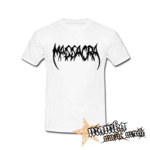 MASSACRA - Logo - biele detské tričko