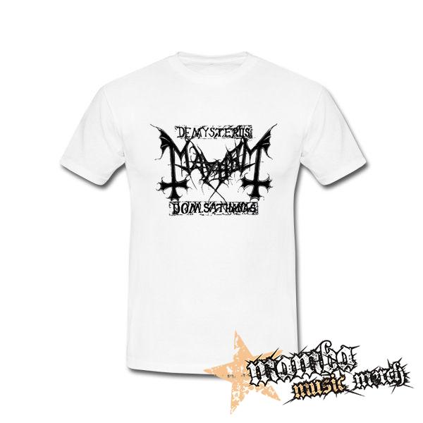MAYHEM - Logo De Mysteriis Dom Sathanas - biele detské tričko