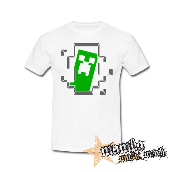 MINECRAFT - Hello I´m Creeper - biele detské tričko