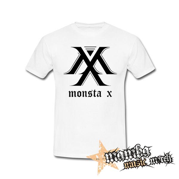 MONSTA X - Logo Twitter - biele detské tričko