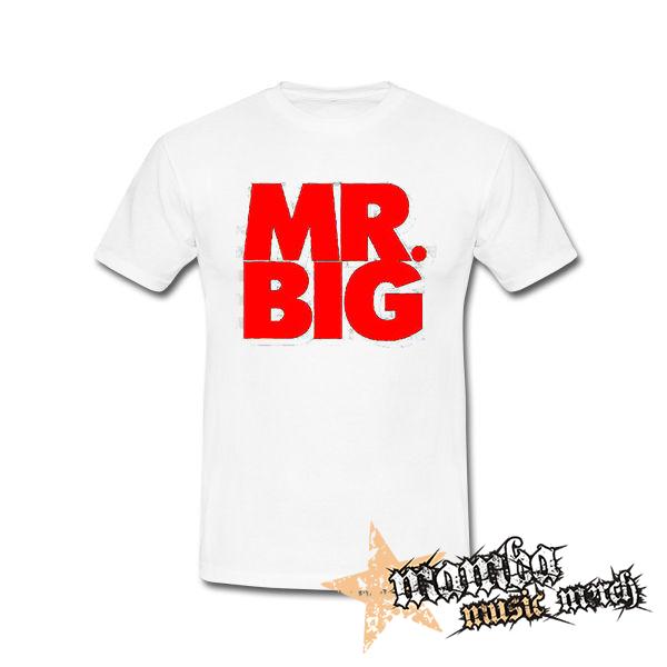 MR BIG - Logo Red White - biele detské tričko