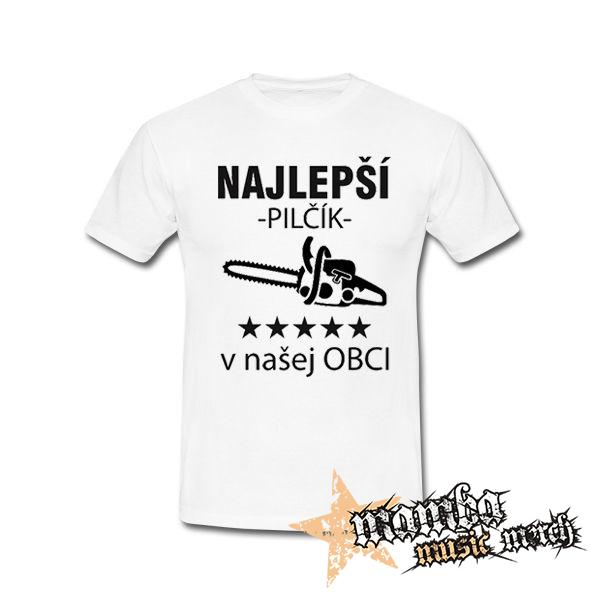 NAJLEPSI PILCIK v OBCI - biele detské tričko