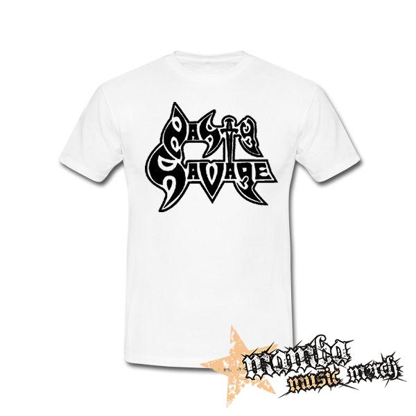 NASTY SAVAGE - Logo - biele detské tričko