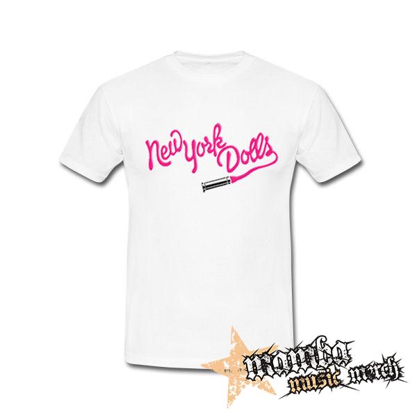 NEW YORK DOLLS - Logo - biele detské tričko