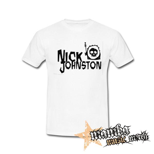 NICK JOHNSTON - Logo - biele detské tričko