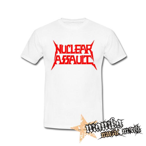 NUCLEAR ASSAULT - Logo Red - biele detské tričko