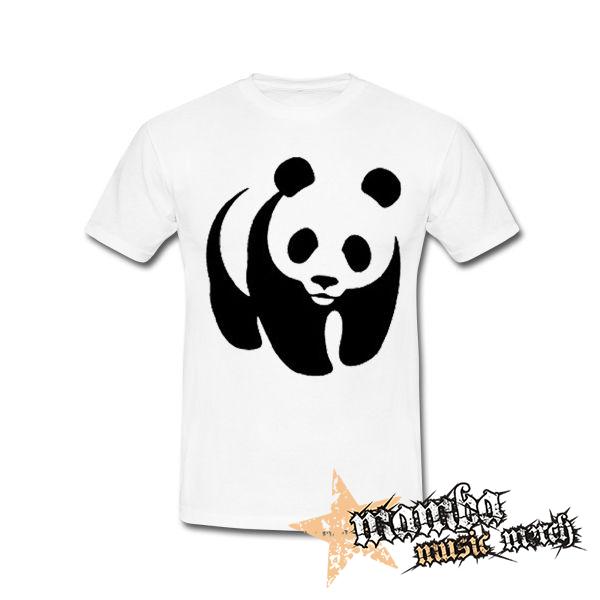 PANDA - biele detské tričko