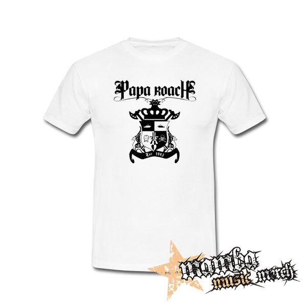 PAPA ROACH - Logo Crest - biele detské tričko