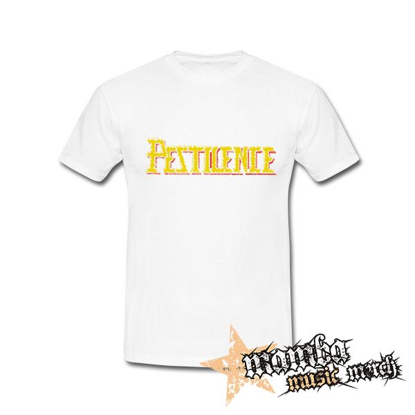 PESTILENCE - Yellow Logo - biele detské tričko
