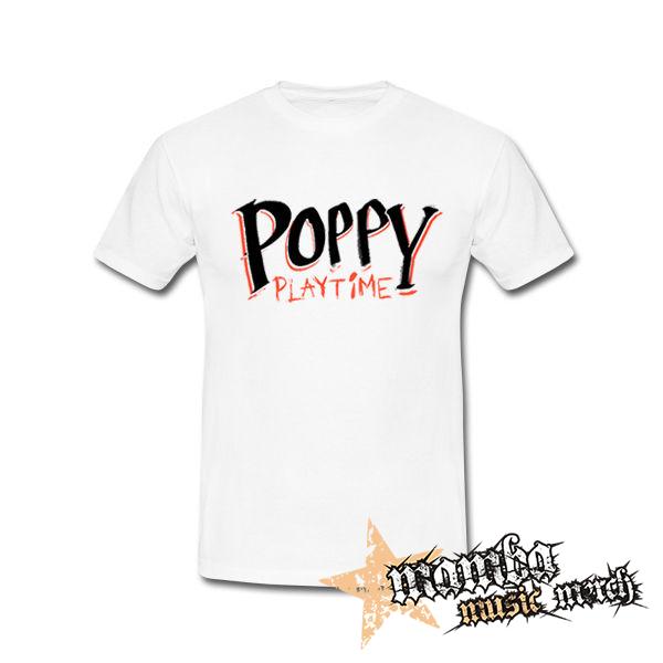POPPY PLAYTIME - Logo - biele detské tričko