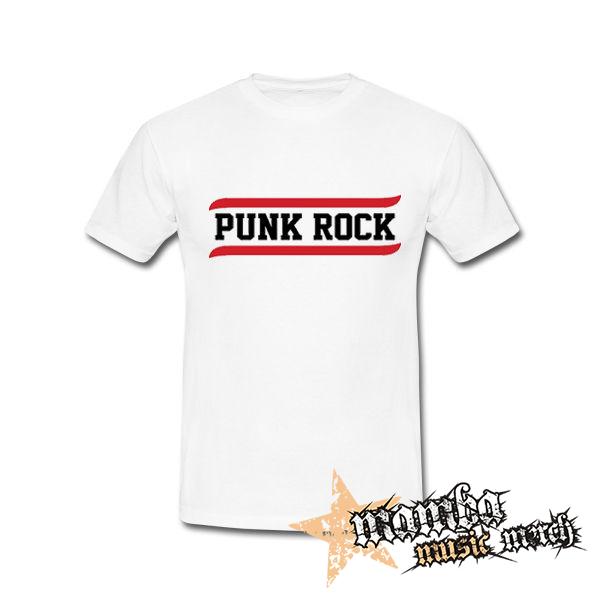 PUNKROCK - Logo Motive 3 - biele detské tričko