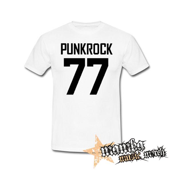 PUNKROCK 77 - Logo Motive 2 - biele detské tričko