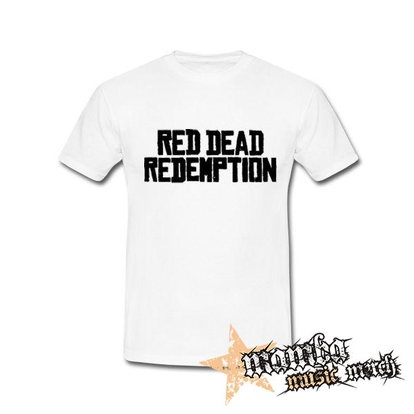 RED DEAD REDEMPTION - Logo - biele detské tričko